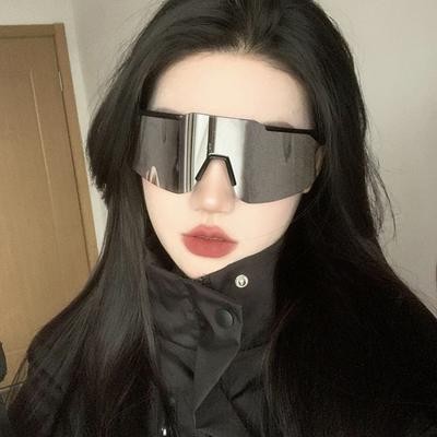 2 шт. Зеркальные линзы Велосипедные очки Новые спортивные очки Для улицы Бег Ветрозащитные Альпинистские очки Женские UV400