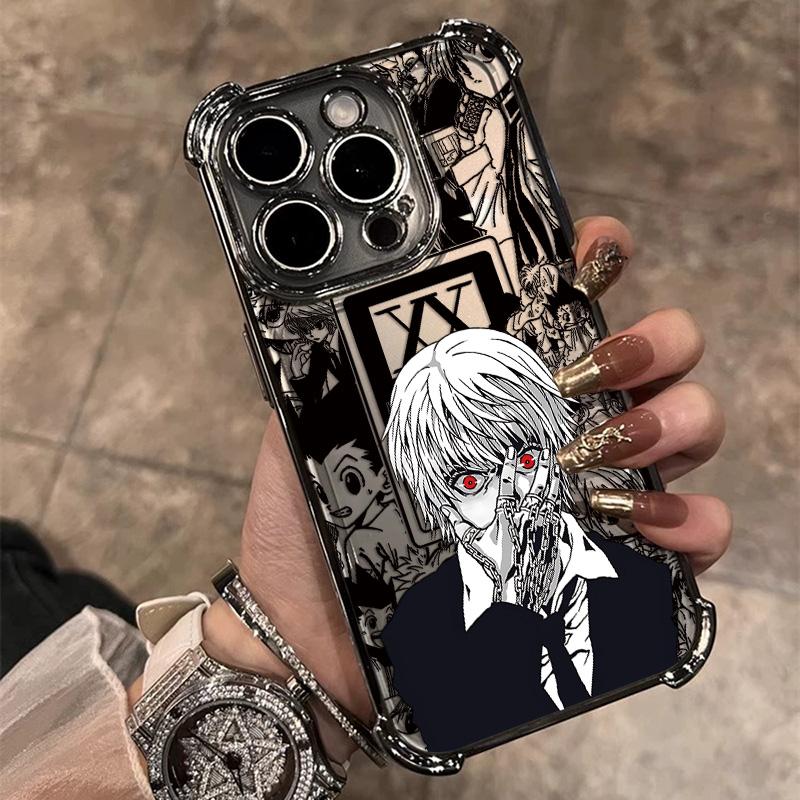 Чехол для телефона Аниме Hunter X Hunter Для iPhone 17 17e 16e 16 15 14 13 12 11 Pro Max X XR XSMax 7 8 Mini Air Plus Противоударный Airbag