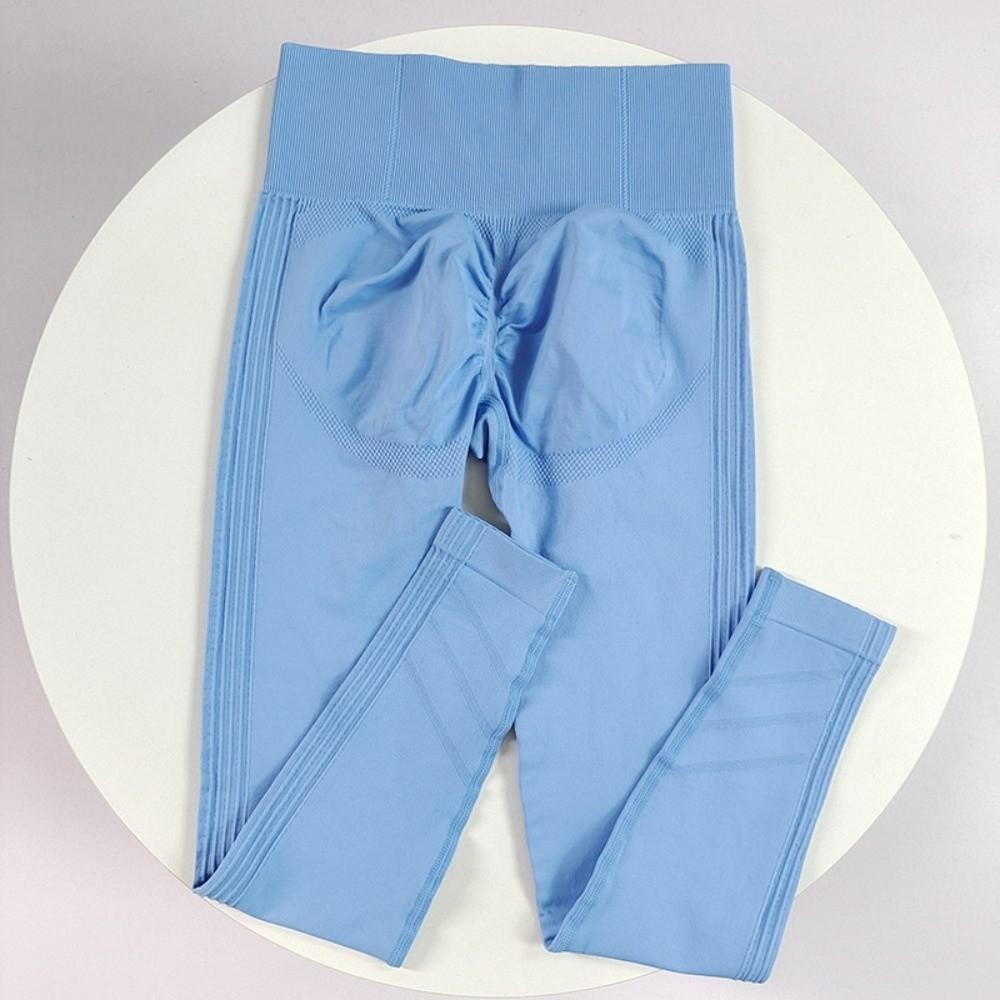 Hip-lifting Yoga Sports Pants High Waist Yoga Seamless Leggings Sports Fitness Leggings Female