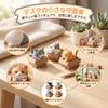 Фигурки кошек Kichvoe, Набор из 4 штук, Миниатюрное настольное украшение из ПВХ, 3,00 x 2,50 x 1,80 см