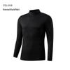 Men's and Women's Thermal Half Turtleneck Long-Sleeve Top - Korean Style White Base Layer for Autumn/Winter.