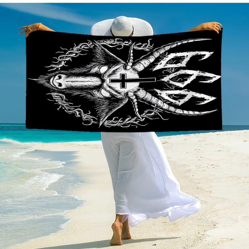 Oversized Fashion Beach Towel: Ideal for Summer Adventures Soft, absorbent and quick drying suitable for swimming and bathing