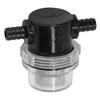 50 Mesh Water Pump Strainer 3/8 Inch ID Mesh Filter Screen Hose Barb Strainer  12V DC System