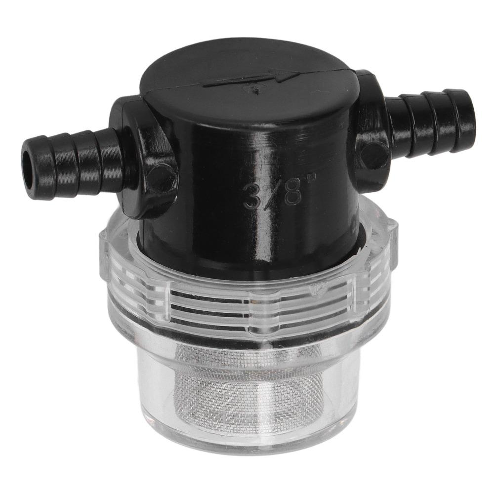 50 Mesh Water Pump Strainer 3/8 Inch ID Mesh Filter Screen Hose Barb Strainer 12V DC System