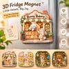 Мультяшный Узор Магнит на Холодильник Симуляция 3D Наклейки на Холодильник Украшение Холодильника
