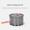 1,5/2,1 л уличная посуда для кемпинга, путешествий, пеших прогулок, сбора тепла, кастрюля для приготовления пищи