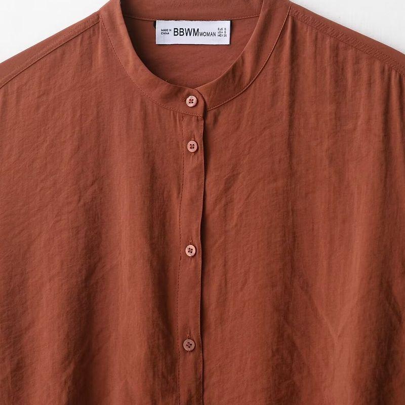 Kaslead New Women clothes Western Style Fashion Simple Drape Shirts Trousers 4437251 4437244