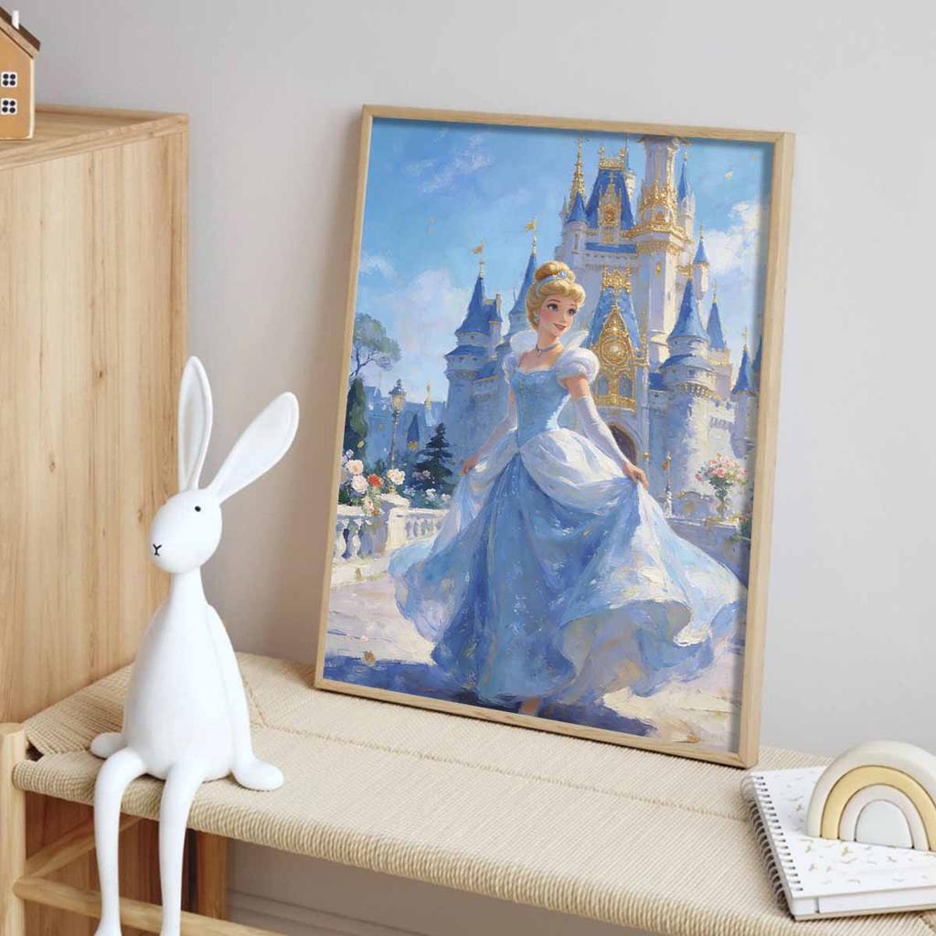 Disney Замок Золушки Алмазная Живопись Арт Мозаика Набор Ручная работа diy5D Домашний Декор Подарок