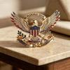 Броши-булавки ко Дню независимости США для женщин и мужчин, эмаль, стразы, американские, 250 лет, орел, офисные праздничные броши