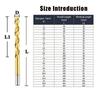 Cobalt High Speed Steel Twist Drill Bit Titanium Drilling High Quality 6542 Stainless Steel Tool Set Metal Stainless Steel Drill
