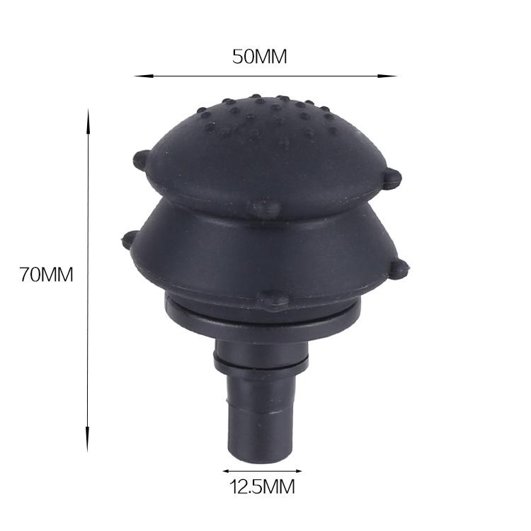 12,5 мм Насадка-миорелаксант для фасциального пистолета: Металл и АБС ПП Домашний фитнес Массажная палка Аксессуар.