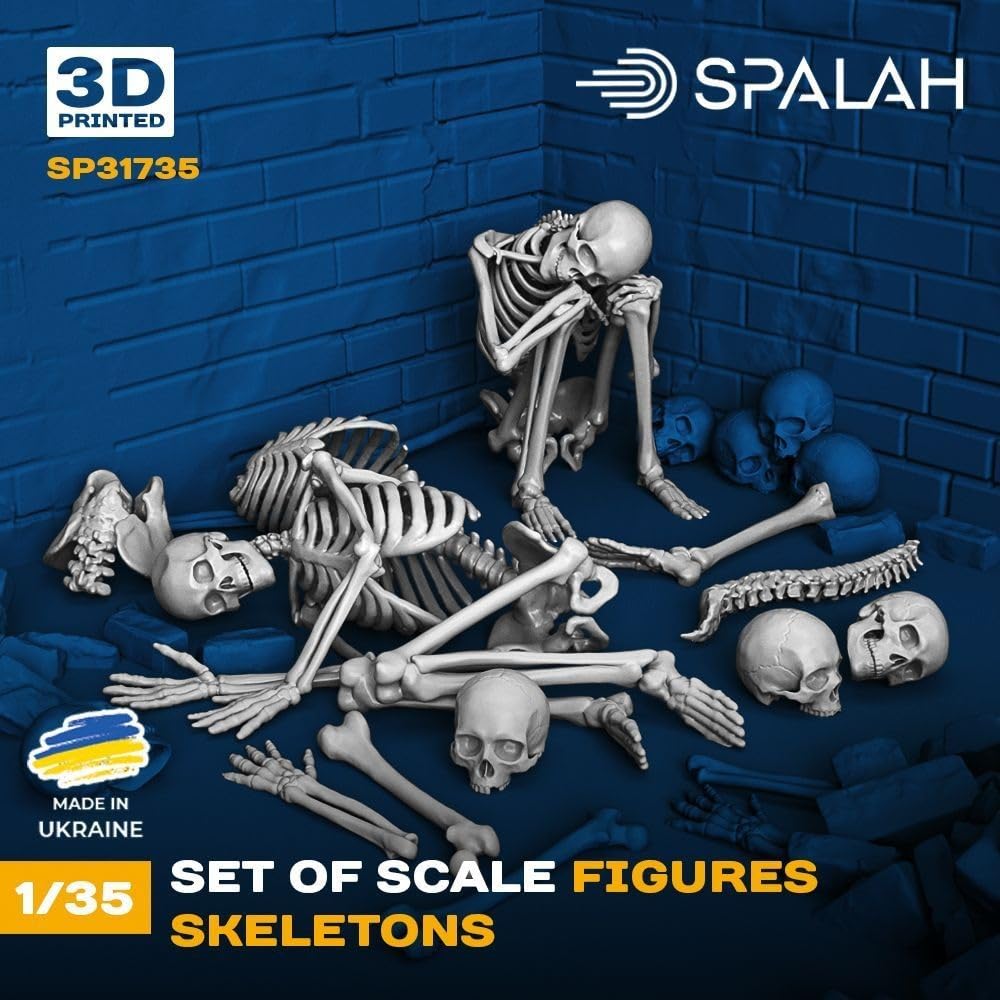 Spallach Skeleton Set 3D Printer Kit SPU31735 1/35