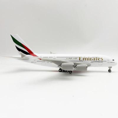 1 Набор 1/240 A380 Серия Авиалиний 30 см Авиалинии Модель самолета из смолы Коллекционные настольные аксессуары Модель самолета Украшение комнаты