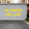 No Parking Fires Lane Stencil Reusable Silicone Spray Painting Template for Asphalt Concrete Pavement Flexible Marking Tool