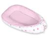 Baby cocoon, double-sided, playpen, swaddle, Premium BOBONO - Stars, gray-pink/gray