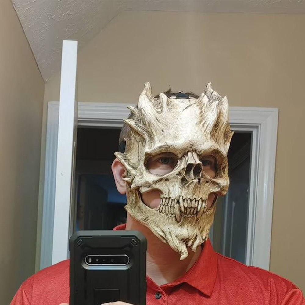 Хэллоуин Смерть Череп Маска Демон Череп Ужас Хэллоуин Маска Косплей Вечеринка Опора Танец Выпускного Вечера Защита