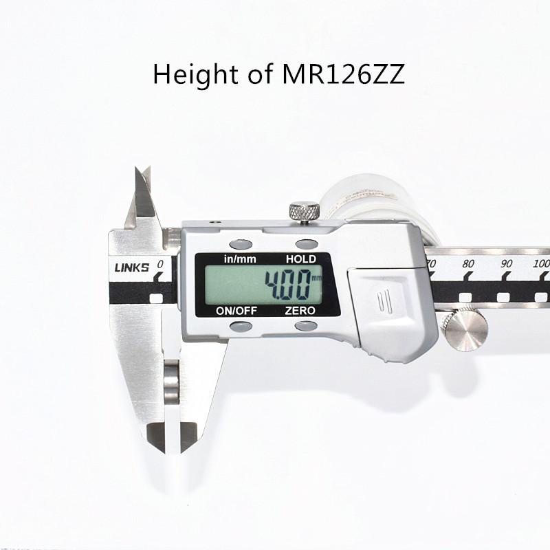 MR126ZZ Миниатюрный подшипник 10 шт. 6*12*4(мм)