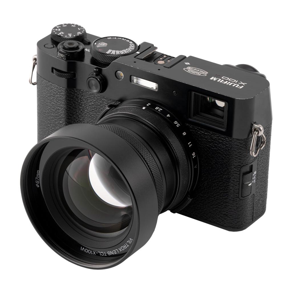 VILTROX Teleconversion Lens for Fujifilm X100 Black 1.4x Series, TCL-X100VI