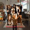 Johnny Hallyday: Life Death blanket blanket Soft and comfortable bedroom Nap Blanket Digital printing