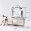Durable Construction Zinc Zinc Alloy Padlock With Keys Waterproof Padlock Heavy Duty Padlock  Gate Locks