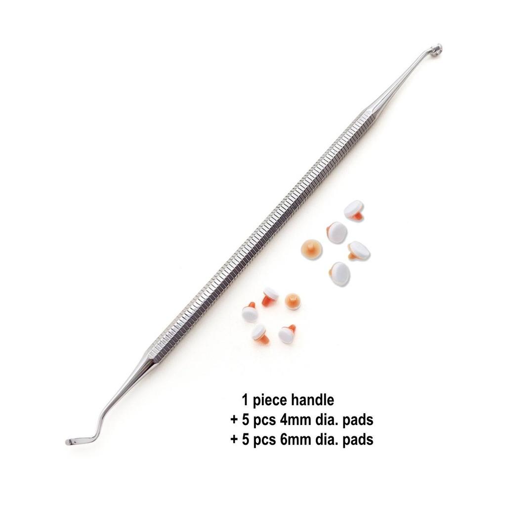 Инструмент для моделирования стоматологических композитных смол Шпатель для заполнения Ручка для смешивания Подушечки из пеноматериала L/S Ассортимент Набор инструментов Подушечки для лепки