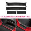 Для Jeep Wrangler 4-дверный 2008-2024 JK JKU JL JLU Черный Защититель Порога Gladiator JT Резиновые Накладки на Пороги Замена