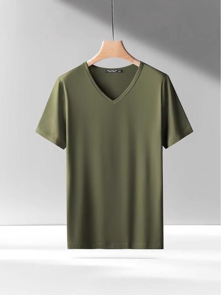 Мужская прохладная и дышащая летняя майка с V-образным вырезом