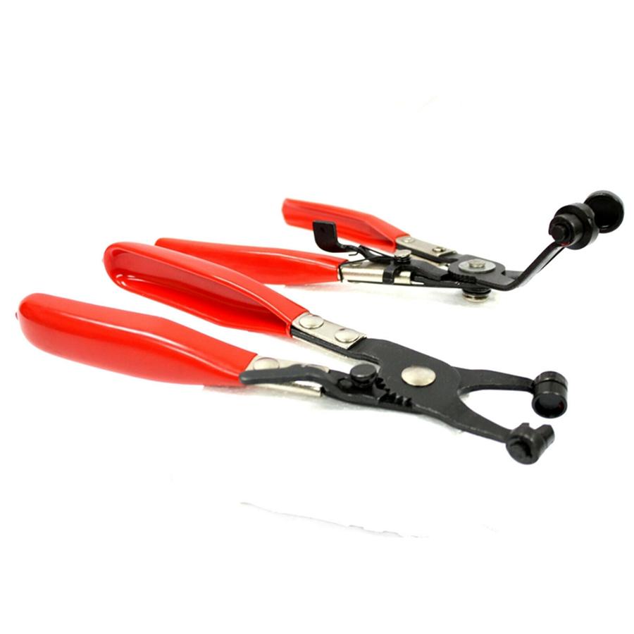 2x плоскогубцы для шланговых хомутов, универсальный зажим для охлаждающей жидкости с поворотной губкой и плоской лентой