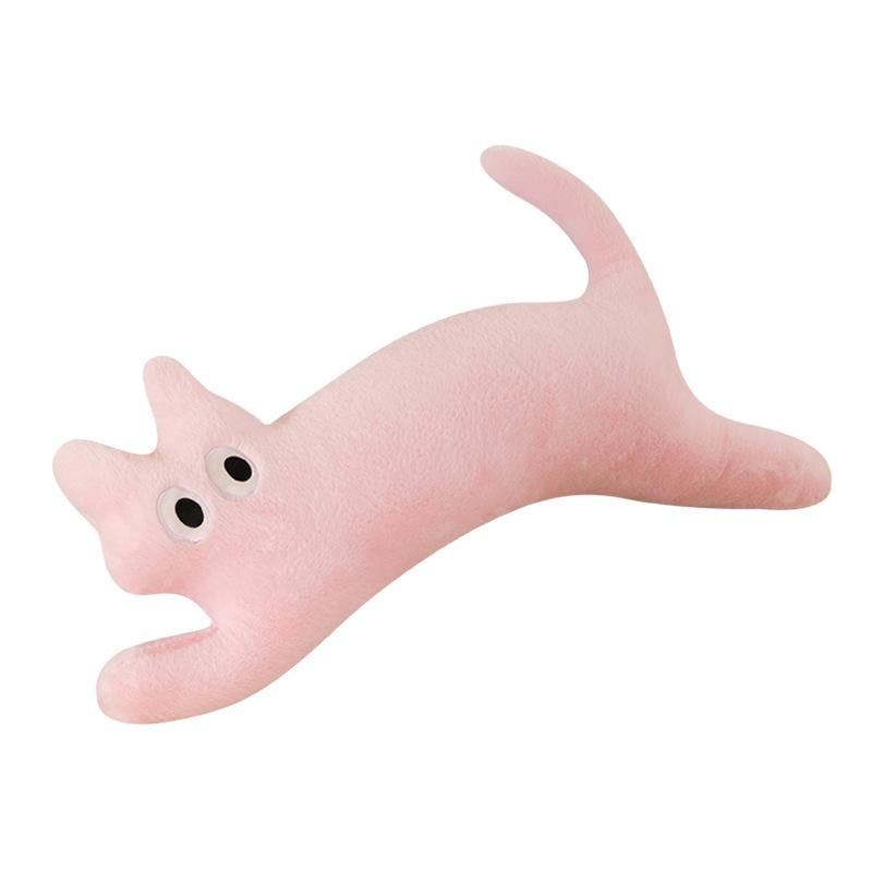 Милый котенок длинная подушка дофамин милая плюшевая игрушка кукла кукла для сна утешающая кукла