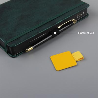 12 шт. разноцветный эластичный самоклеящийся держатель для ручек из искусственной кожи для ноутбуков