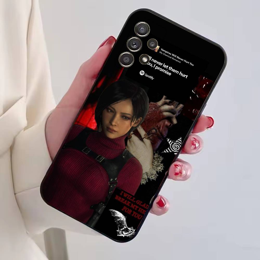 Чехол для телефона R-Resident Ada wong E-Evils для Samsung S25,S24,S21,S22,S23,S30,Ultra,S20,Plus,Fe,Lite,Note,10,Черный
