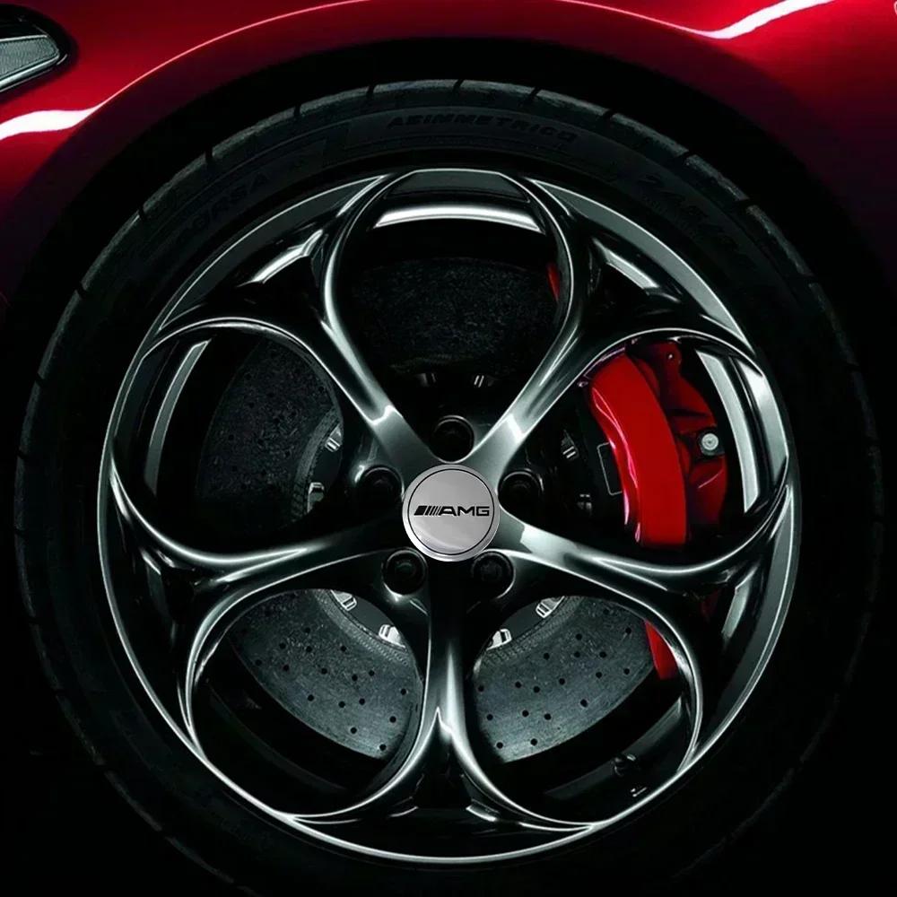 4pcs 75mm AMG Emblem Car Wheel Center Cover Hub Cap Badge For Mercedes benz A B C E G CLA GLK CLASS W221 W212 W176 W205 W177 rs2