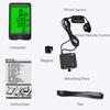 Bicycle Speedometer and Odometer Wired Bike Cycling Computer Waterproof Bike Stopwatch With Large Screen Bicycle Accessories