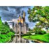 Алмазная вышивка Замок Пейзаж Полный Круглый Алмазная картина Пейзаж Вышивка крестом Полная рукоделие