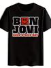 Винтажная футболка с графикой рок-группы - Bon Jovi "Have A Nice Day" Ретро Музыкальная Футболка