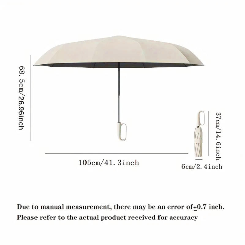 Автоматический складной ветрозащитный зонт двойного назначения для дождя и солнца, тент для путешествий, поездок на работу, активного отдыха, со стабильной структурой и удобным для переноски дизайном