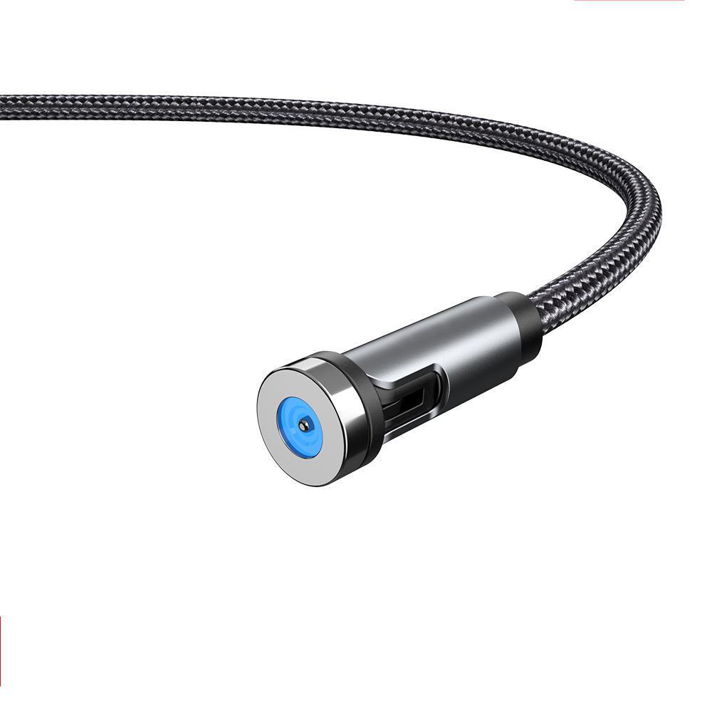 Вращающийся на 540° магнитный кабель для быстрой зарядки для устройств Apple и Type-C