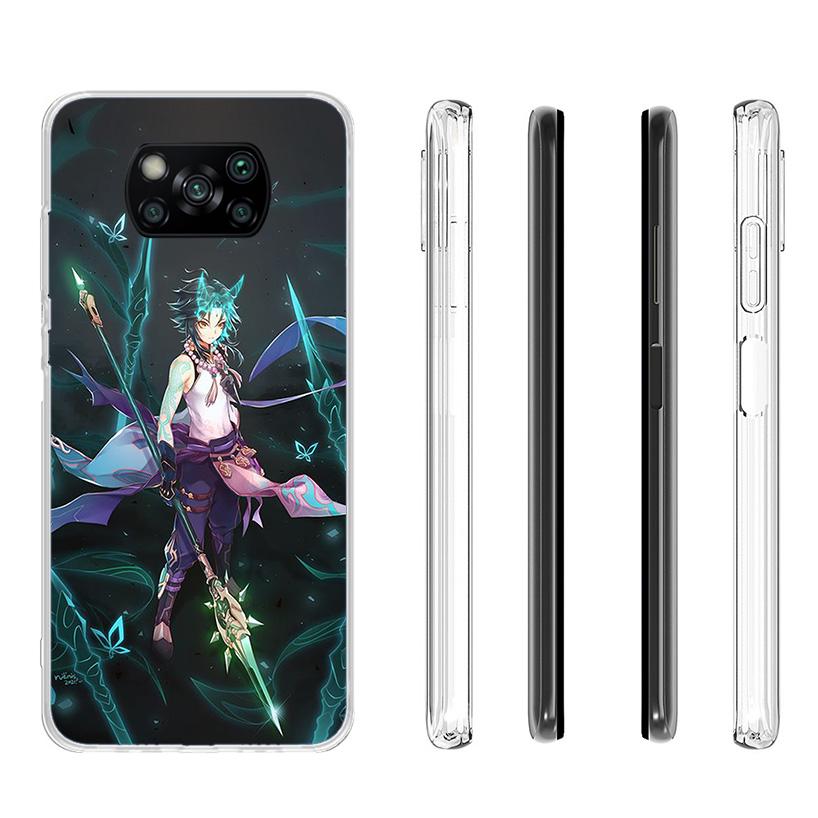 Чехол для телефона Xiao Genshin Impact для Xiaomi Poco X5 X6 X7 Pro X4 Gt F7 Ultra M8 M7 Redmi 15C 15 13C 13 12C 12 Уникальный чехол Coque P