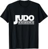 JUDO TShirt "May The Floor Be with You" Funny Martial Arts T-Shirt Men Clothing Tops Graphic T Shirts Camisas