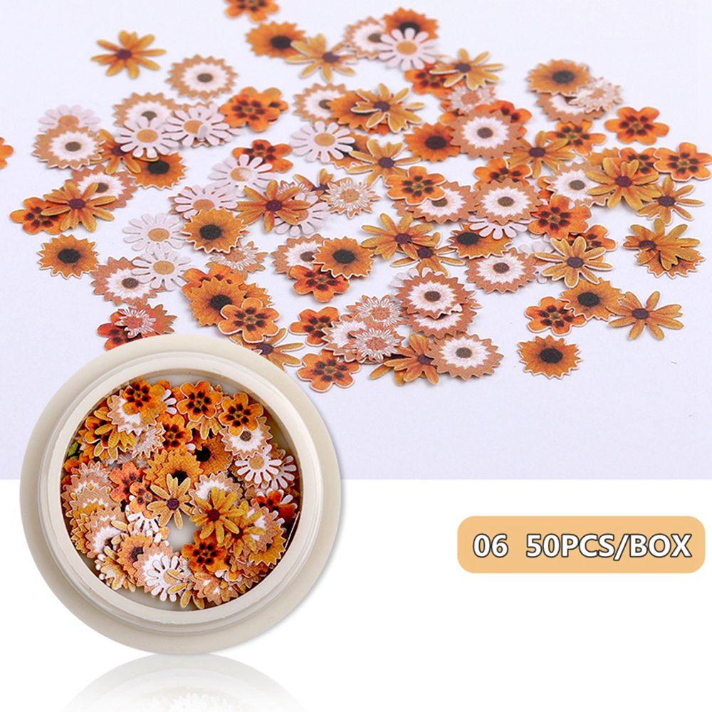 Роза Смешанные Слайсы Цветы Маргаритки Голографические Блестки для Нейл-Арта Пайетки для Ногтей Блестящие Хлопья