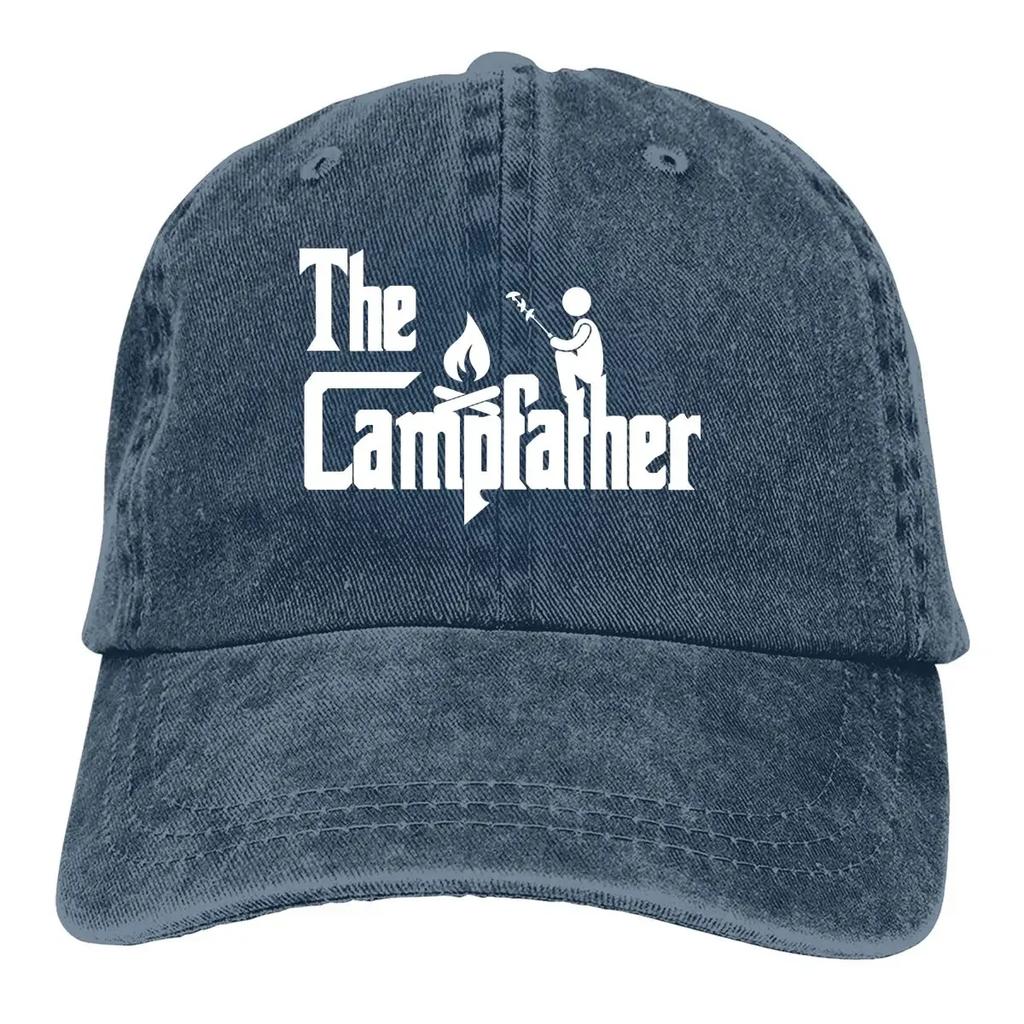 Однотонные папа-кепки The Campfather Женская шляпа Козырек Бейсболки Кемпер Кемпинг Кепка с козырьком