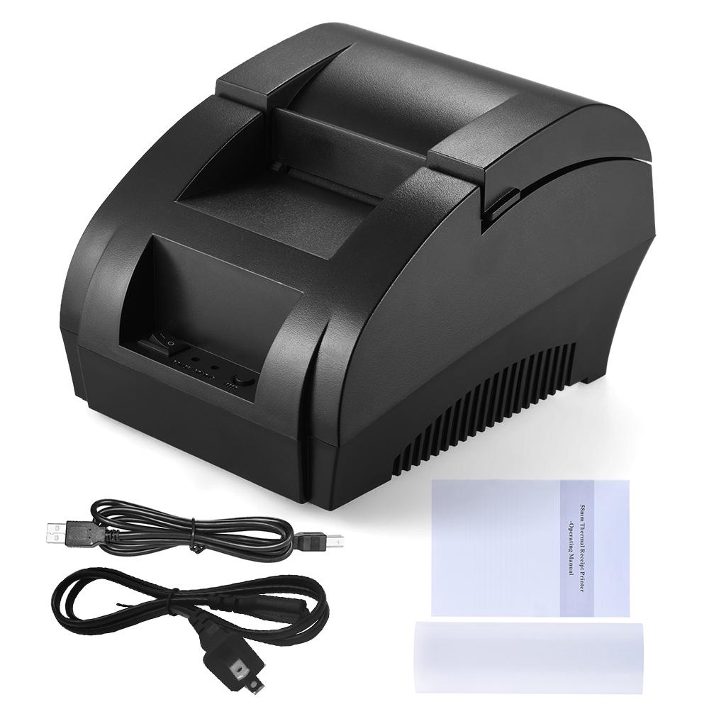 POS-5890K 58мм USB-принтер для чеков, счетов, билетов, POS-терминалов, кассовых ящиков, ресторанов, розничной торговли, Печать