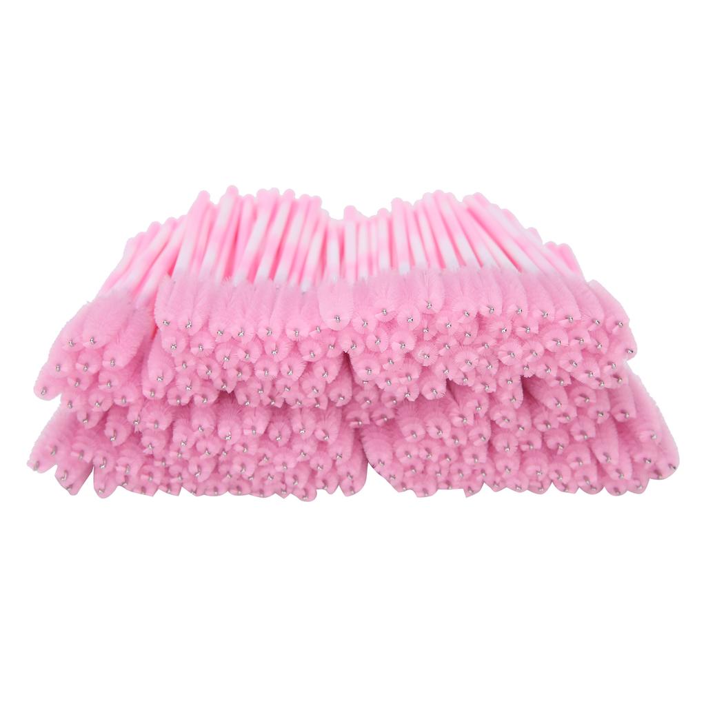 200 шт. Одноразовая портативная кисть для ресниц, дорожная кисть для туши, кисть для ресниц, аксессуар для макияжа, розовая