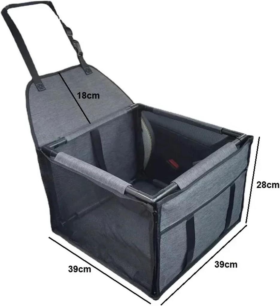 Чехол для автомобильного сиденья для собак, водонепроницаемый, сумка для переноски собак, гамак для перевозки кошек, корзина для автомобильного сиденья для собак средних и маленьких пород