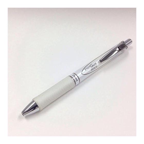 Механический карандаш Pentel EnerGel XPL75-AW 0,5 мм, Жемчужно-черный, 5 шт. в упаковке, с выдвижным колпачком для защиты наконечника, Черный корпус, Набор из 5 штук