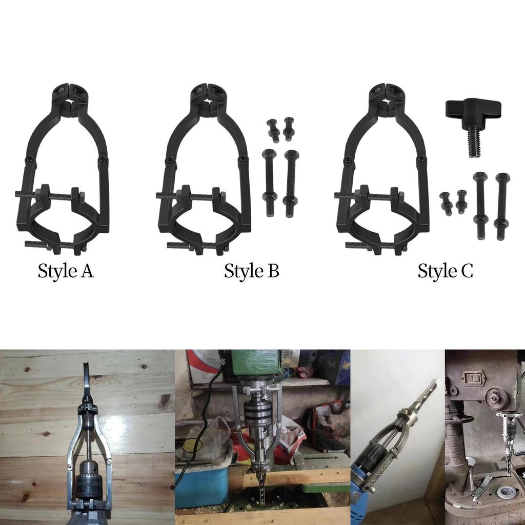 Electric Drill Square Hole Bracket Converter Black Professional Accessory Easily Install Stainless