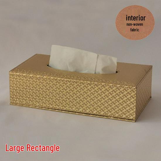 Nordic Luxury Leather Tissue Box - Creative Pull-out Design for Home or Hotel, Customizable Logo