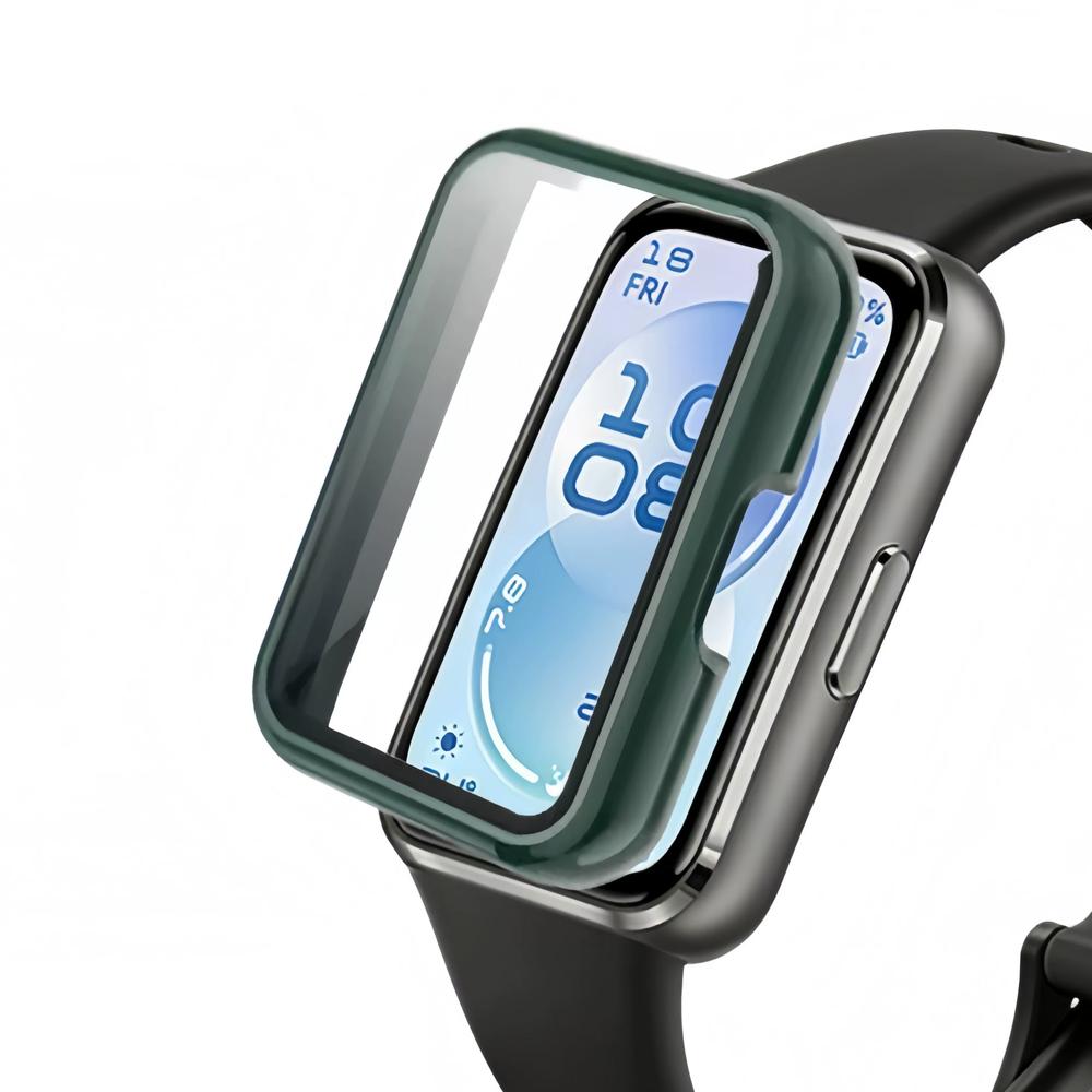 Для HUAWEI Band 11 Чехол 11 Pro Защитная пленка для экрана Полностью жесткий ПК-бампер Закаленное стекло Чехол для часов huawei band 11 Защитный