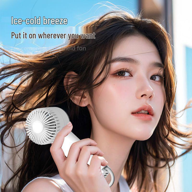 2025 Handheld Ice Cooling Fan: Multi-functional, Rechargeable, Powerful Wind, Semiconductor Technology - New Big Hit