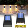 600MAH Solar Powered Up and Down Luminous Wall Lamp Outdoor Landscape Courtyard Outdoor Waterproof Atmosphere Wall Decor